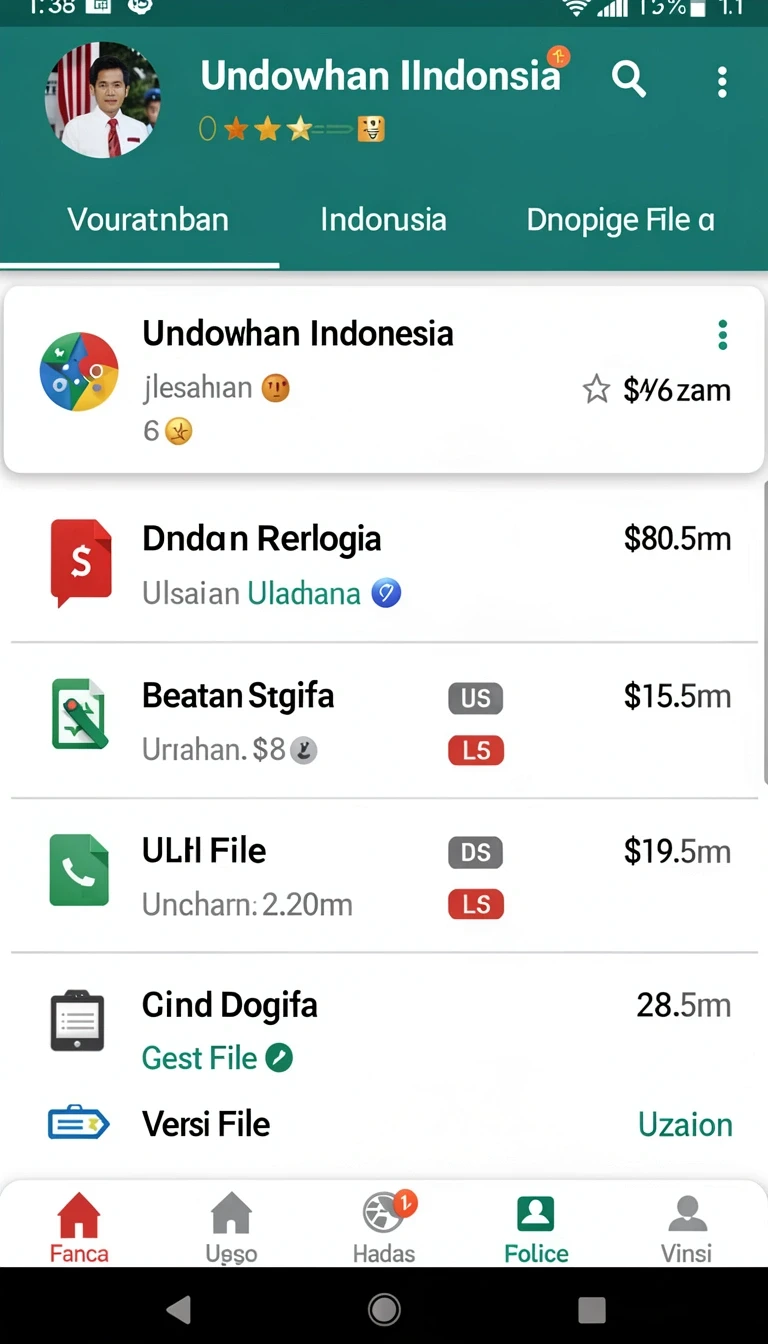 Galeri pratinjau visual gebyar4d build APK resmi terbaru
